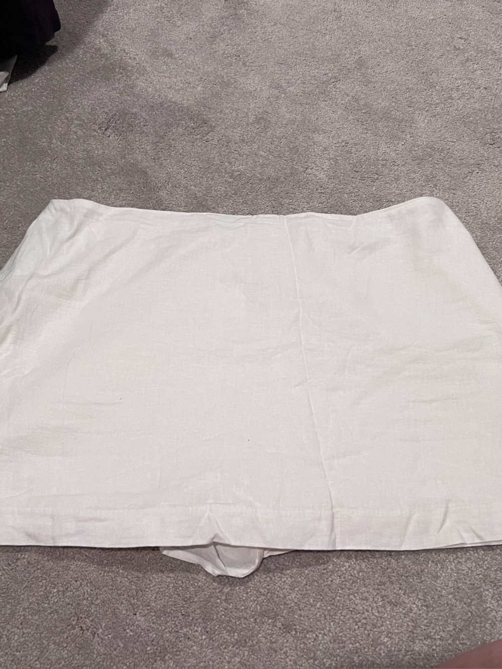 Abercrombie & Fitch NWT White Linen Mini Skort size XL
